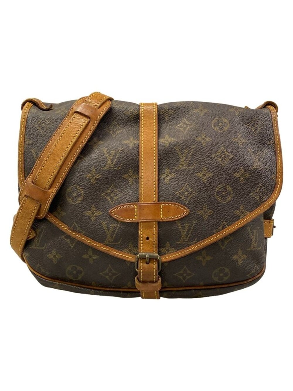 Louis Vuitton Shoulder Bag Monogram Saumur 30